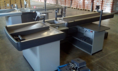 Ladenbau - Kassenmontage