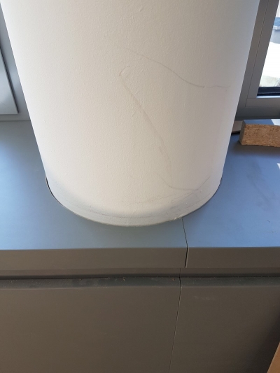 Schablonieren von Fensterbänken