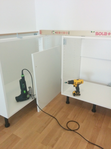 Küchenmontagen in Privathaushalten