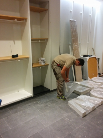 Shopmöbel - Montage