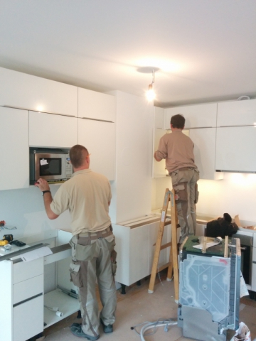 Objektküchenmontage